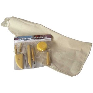 pottery kit tools apron art